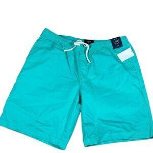 1901 Turquoise‎ Green Drawstring Shorts Casual Summer Wear Large